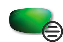 Lade das Bild in den Galerie-Viewer, Als nächstes folgt im Farbführer für Maui-Jim-Objektive Blue Hawaii. Es handelt sich um eine neutralgraue Linse mit einem durchgehend blauen Spiegel.