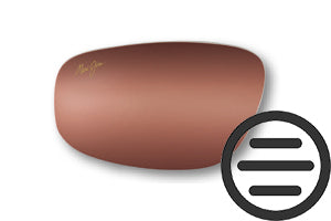 Die Maui Rose-Linse hat einen rosa Farbton, der alles warm aussehen lässt