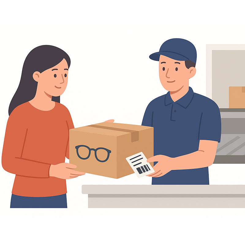 Gläser in die eigene Brille