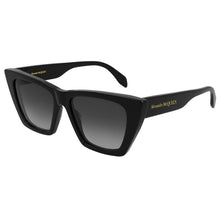 Lade das Bild in den Galerie-Viewer, Sonnenbrille Alexander McQueen, Modell: AM0299S Farbe: 001
