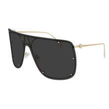 Lade das Bild in den Galerie-Viewer, Sonnenbrille Alexander McQueen, Modell: AM0313S Farbe: 001

