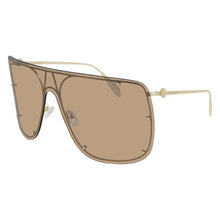 Lade das Bild in den Galerie-Viewer, Sonnenbrille Alexander McQueen, Modell: AM0313S Farbe: 002
