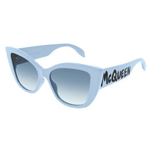 Lade das Bild in den Galerie-Viewer, Sonnenbrille Alexander McQueen, Modell: AM0347S Farbe: 004
