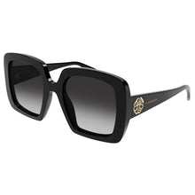Lade das Bild in den Galerie-Viewer, Sonnenbrille Alexander McQueen, Modell: AM0378S Farbe: 001
