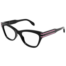 Lade das Bild in den Galerie-Viewer, Brille Alexander McQueen, Modell: AM0401O Farbe: 003
