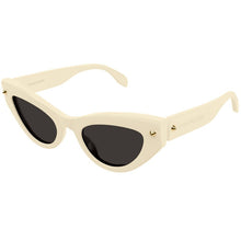 Lade das Bild in den Galerie-Viewer, Sonnenbrille Alexander McQueen, Modell: AM0407S Farbe: 003
