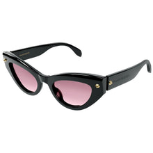 Lade das Bild in den Galerie-Viewer, Sonnenbrille Alexander McQueen, Modell: AM0407S Farbe: 005
