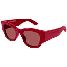 Lade das Bild in den Galerie-Viewer, Sonnenbrille Alexander McQueen, Modell: AM0420S Farbe: 004
