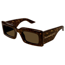 Lade das Bild in den Galerie-Viewer, Sonnenbrille Alexander McQueen, Modell: AM0433S Farbe: 002
