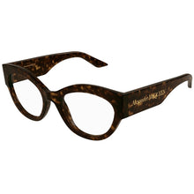 Lade das Bild in den Galerie-Viewer, Brille Alexander McQueen, Modell: AM0435O Farbe: 002

