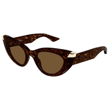 Lade das Bild in den Galerie-Viewer, Sonnenbrille Alexander McQueen, Modell: AM0442S Farbe: 003
