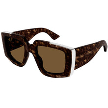 Lade das Bild in den Galerie-Viewer, Sonnenbrille Alexander McQueen, Modell: AM0446S Farbe: 002
