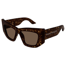 Lade das Bild in den Galerie-Viewer, Sonnenbrille Alexander McQueen, Modell: AM0448S Farbe: 002
