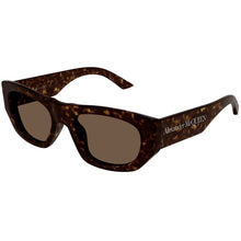 Lade das Bild in den Galerie-Viewer, Sonnenbrille Alexander McQueen, Modell: AM0450S Farbe: 002
