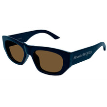 Lade das Bild in den Galerie-Viewer, Sonnenbrille Alexander McQueen, Modell: AM0450S Farbe: 003
