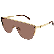 Lade das Bild in den Galerie-Viewer, Sonnenbrille Alexander McQueen, Modell: AM0457S Farbe: 002
