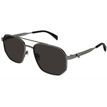 Lade das Bild in den Galerie-Viewer, Sonnenbrille Alexander McQueen, Modell: AM0458S Farbe: 001
