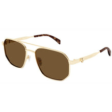 Lade das Bild in den Galerie-Viewer, Sonnenbrille Alexander McQueen, Modell: AM0458S Farbe: 002
