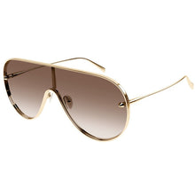 Lade das Bild in den Galerie-Viewer, Sonnenbrille Alexander McQueen, Modell: AM0481S Farbe: 002
