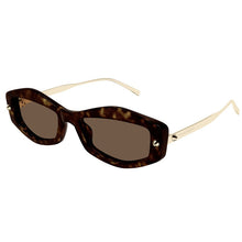 Lade das Bild in den Galerie-Viewer, Sonnenbrille Alexander McQueen, Modell: AM0482S Farbe: 002
