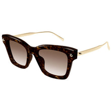 Lade das Bild in den Galerie-Viewer, Sonnenbrille Alexander McQueen, Modell: AM0483S Farbe: 002
