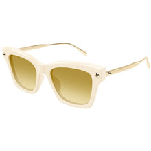 Lade das Bild in den Galerie-Viewer, Sonnenbrille Alexander McQueen, Modell: AM0483S Farbe: 004
