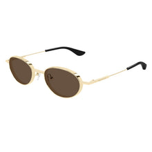 Lade das Bild in den Galerie-Viewer, Sonnenbrille Alexander McQueen, Modell: AM0523S Farbe: 002

