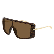 Lade das Bild in den Galerie-Viewer, Sonnenbrille Alexander McQueen, Modell: AM0524S Farbe: 002
