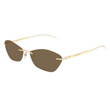 Lade das Bild in den Galerie-Viewer, Sonnenbrille Alexander McQueen, Modell: AM0525S Farbe: 002
