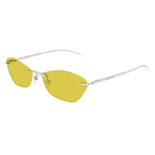 Lade das Bild in den Galerie-Viewer, Sonnenbrille Alexander McQueen, Modell: AM0525S Farbe: 004
