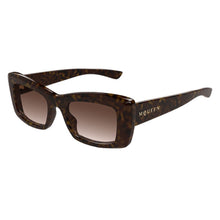 Lade das Bild in den Galerie-Viewer, Sonnenbrille Alexander McQueen, Modell: AM0526S Farbe: 002
