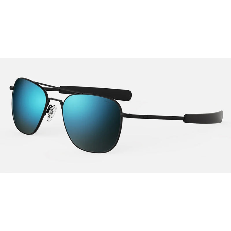 Sonnenbrille Randolph, Modell: AVIATOR Farbe: MatteBlackCobalt