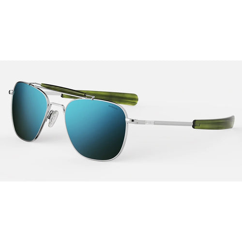 Sonnenbrille Randolph, Modell: AVIATORII Farbe: BrightChromeCobalt