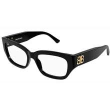 Lade das Bild in den Galerie-Viewer, Brille Balenciaga, Modell: BB0363O Farbe: 001
