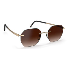 Lade das Bild in den Galerie-Viewer, Sonnenbrille Silhouette, Modell: CabrilloRimless8748 Farbe: 7520
