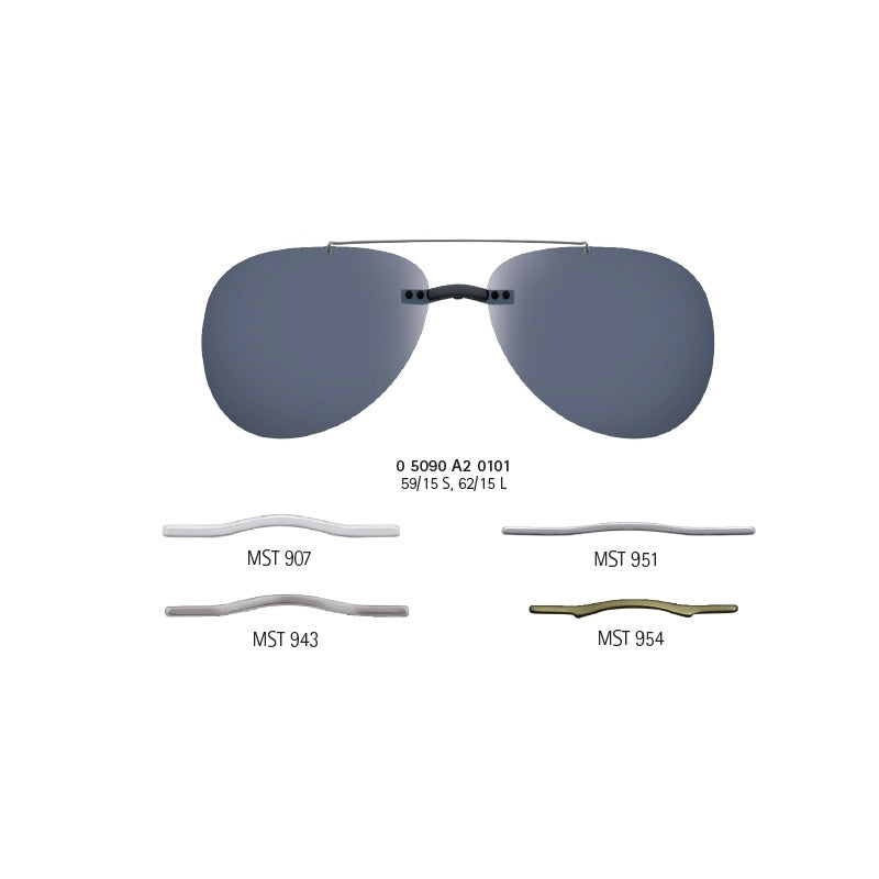 Sonnenbrille Silhouette, Modell: CLIPON50901 Farbe: A20101