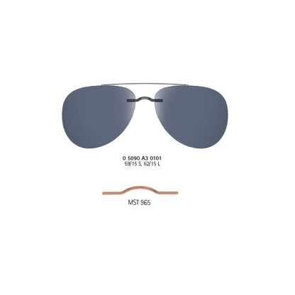 Sonnenbrille Silhouette, Modell: CLIPON50901 Farbe: A30101