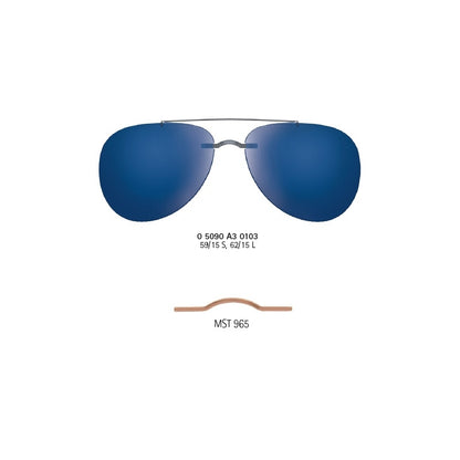 Sonnenbrille Silhouette, Modell: CLIPON50901 Farbe: A30103