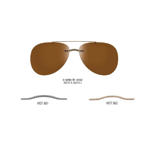 Sonnenbrille Silhouette, Modell: CLIPON50901 Farbe: B10102