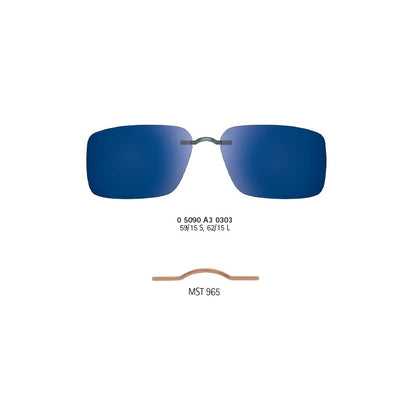Sonnenbrille Silhouette, Modell: CLIPON50903 Farbe: A30303
