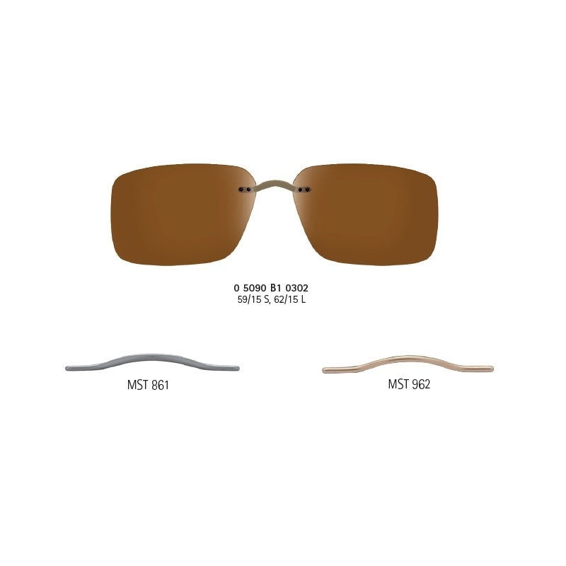 Sonnenbrille Silhouette, Modell: CLIPON50903 Farbe: B10302