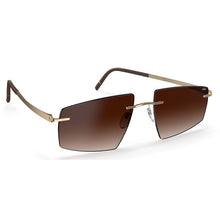 Lade das Bild in den Galerie-Viewer, Sonnenbrille Silhouette, Modell: EscondidoRimless8747 Farbe: 7620
