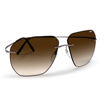 Lade das Bild in den Galerie-Viewer, Sonnenbrille Silhouette, Modell: FelisRimless8743 Farbe: 6040
