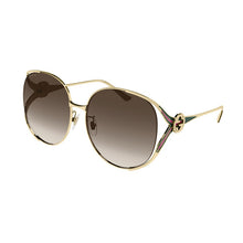 Lade das Bild in den Galerie-Viewer, Sonnenbrille Gucci, Modell: GG0225S Farbe: 007
