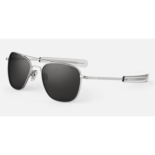 Sonnenbrille Randolph, Modell: MilitaryAviator Farbe: SpecialEditionMatteChromePolarized