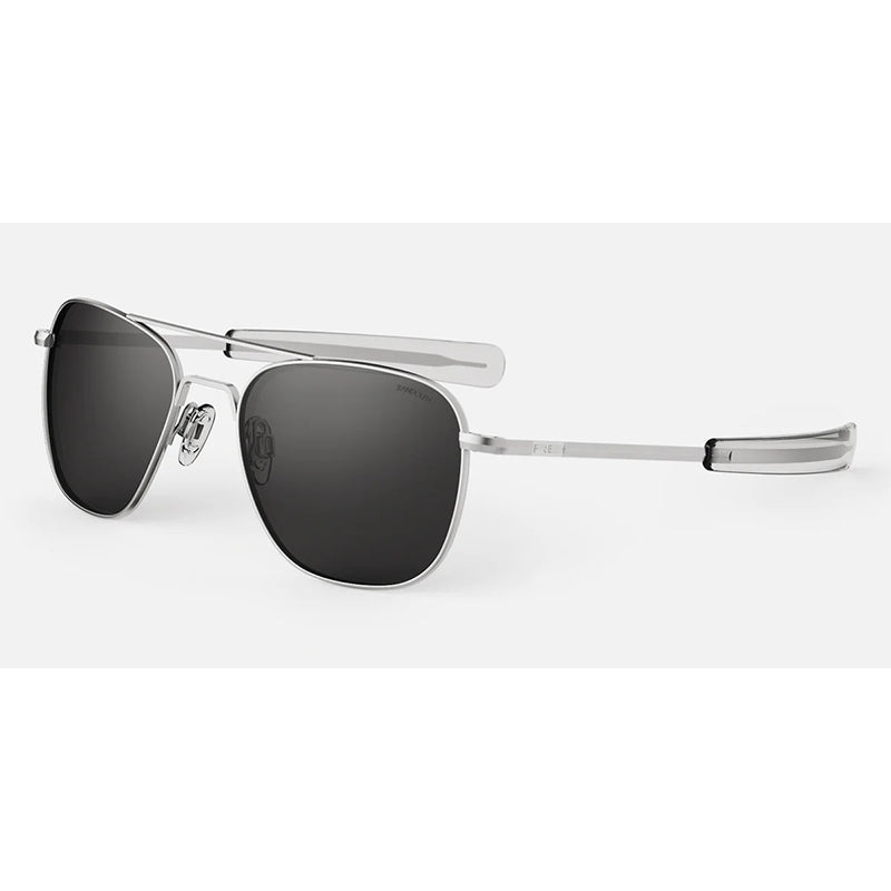 Sonnenbrille Randolph, Modell: MilitaryAviator Farbe: SpecialEditionMatteChromePolarized