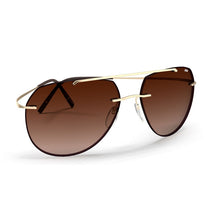 Lade das Bild in den Galerie-Viewer, Sonnenbrille Silhouette, Modell: NashRimless8744 Farbe: 7730
