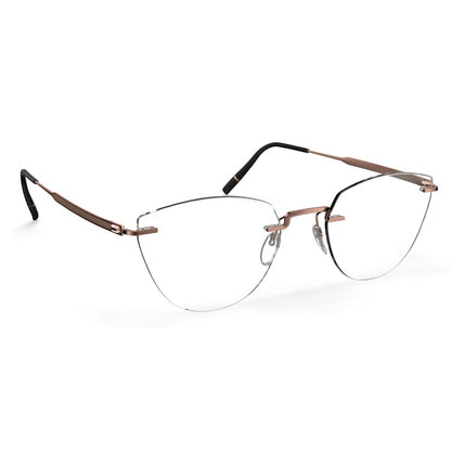 Brille Silhouette, Modell: TheVisionaryDemoRimless5586DL Farbe: 3530