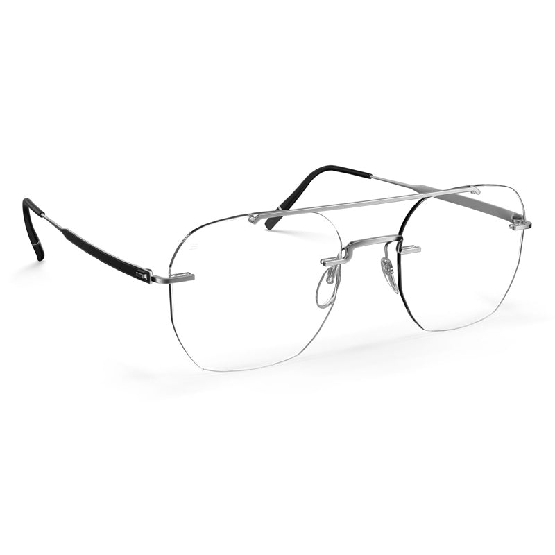 Brille Silhouette, Modell: TheVisionaryDemoRimless5586OY Farbe: 7110