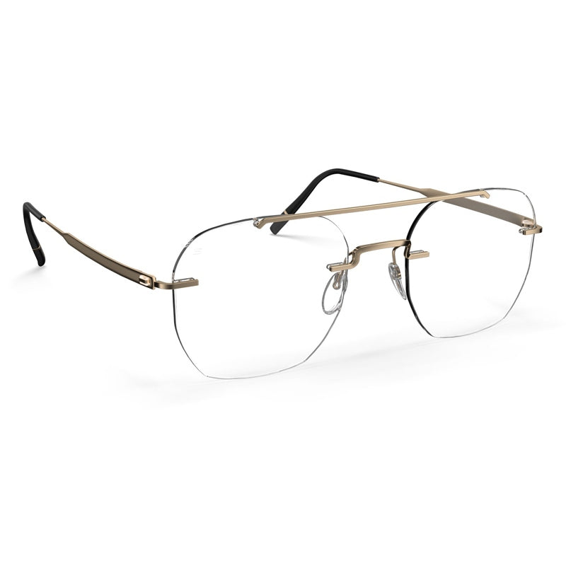 Brille Silhouette, Modell: TheVisionaryDemoRimless5586OY Farbe: 7530